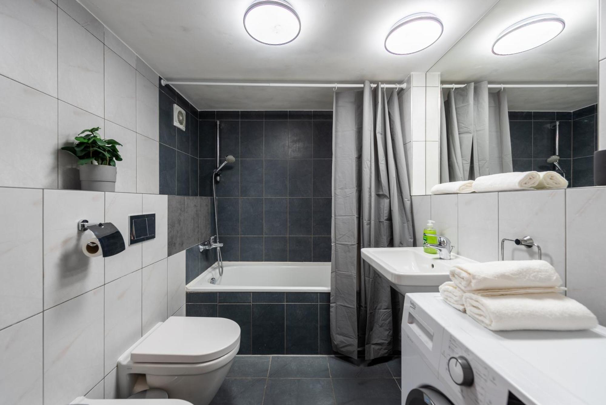 Spacious Apartments Near Karlin Square Praha Bagian luar foto